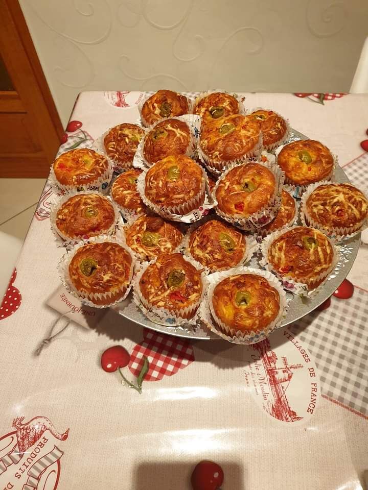 Muffins façon pizza