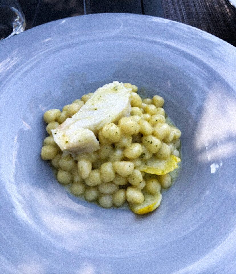 CHICCHE DI PATATE CON BACCALÀ E BURRO AROMATIZZATO AL LIMONE - Chicche with codfish, butter and lemon