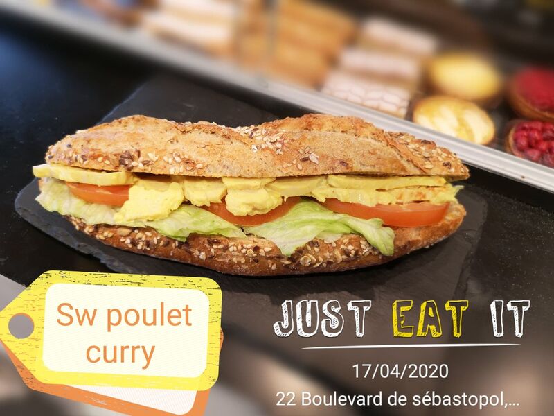 SW Poulet curry crudités 