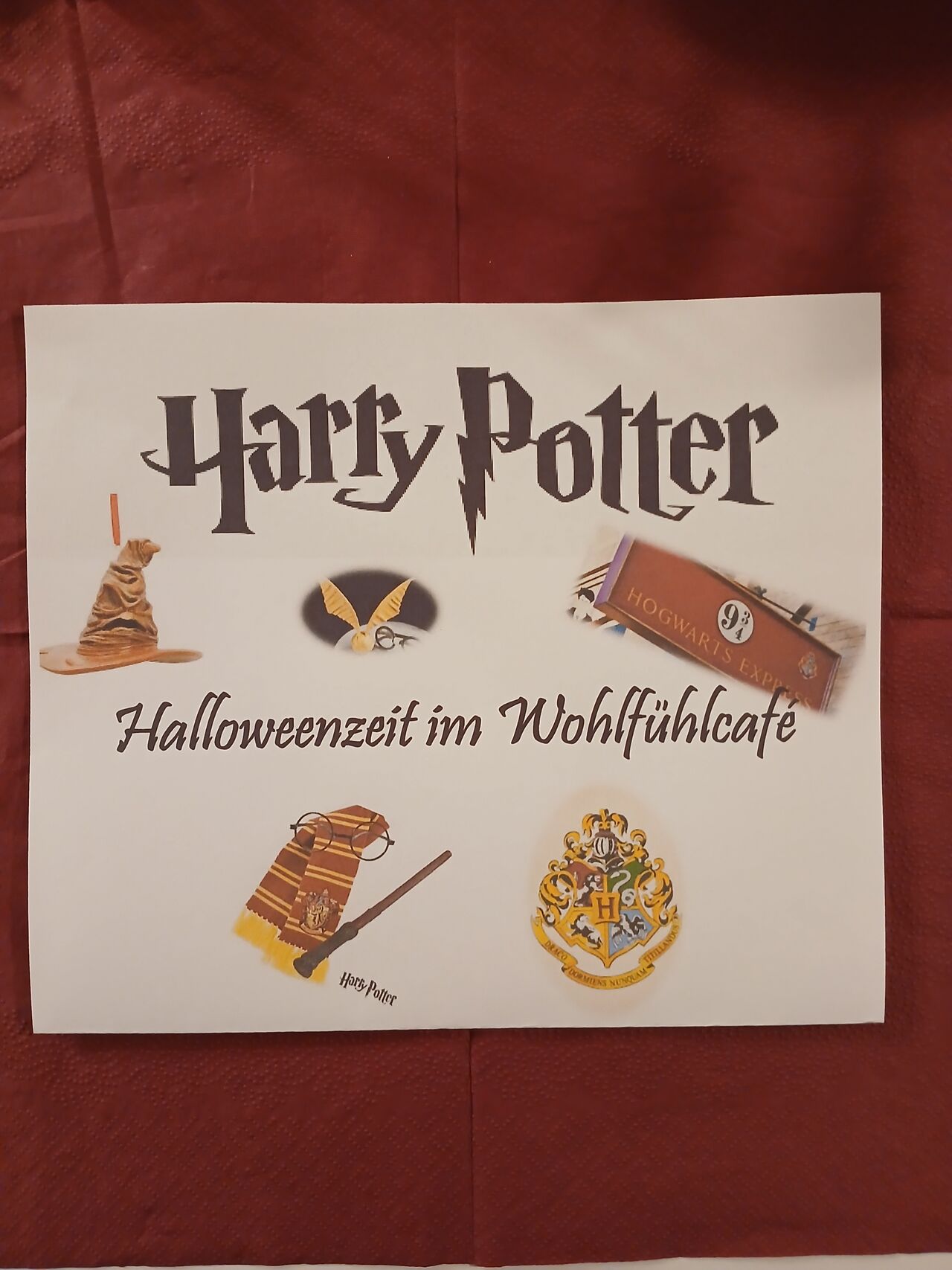 Halloweenzeit im Wohlfühlcafé rund um Harry Potter