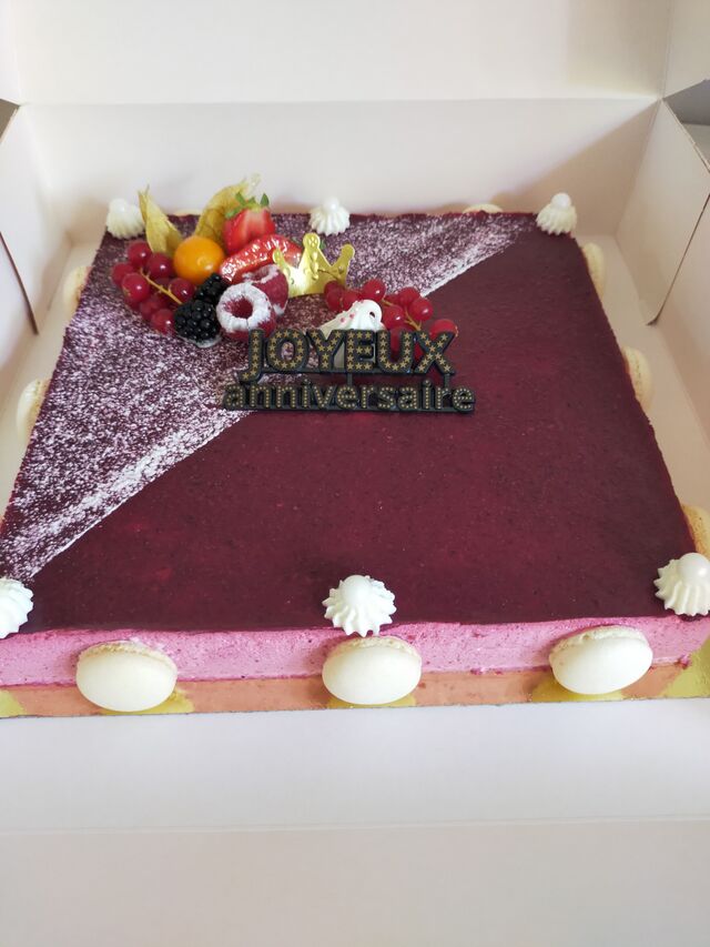 Bavarois fruits rouges