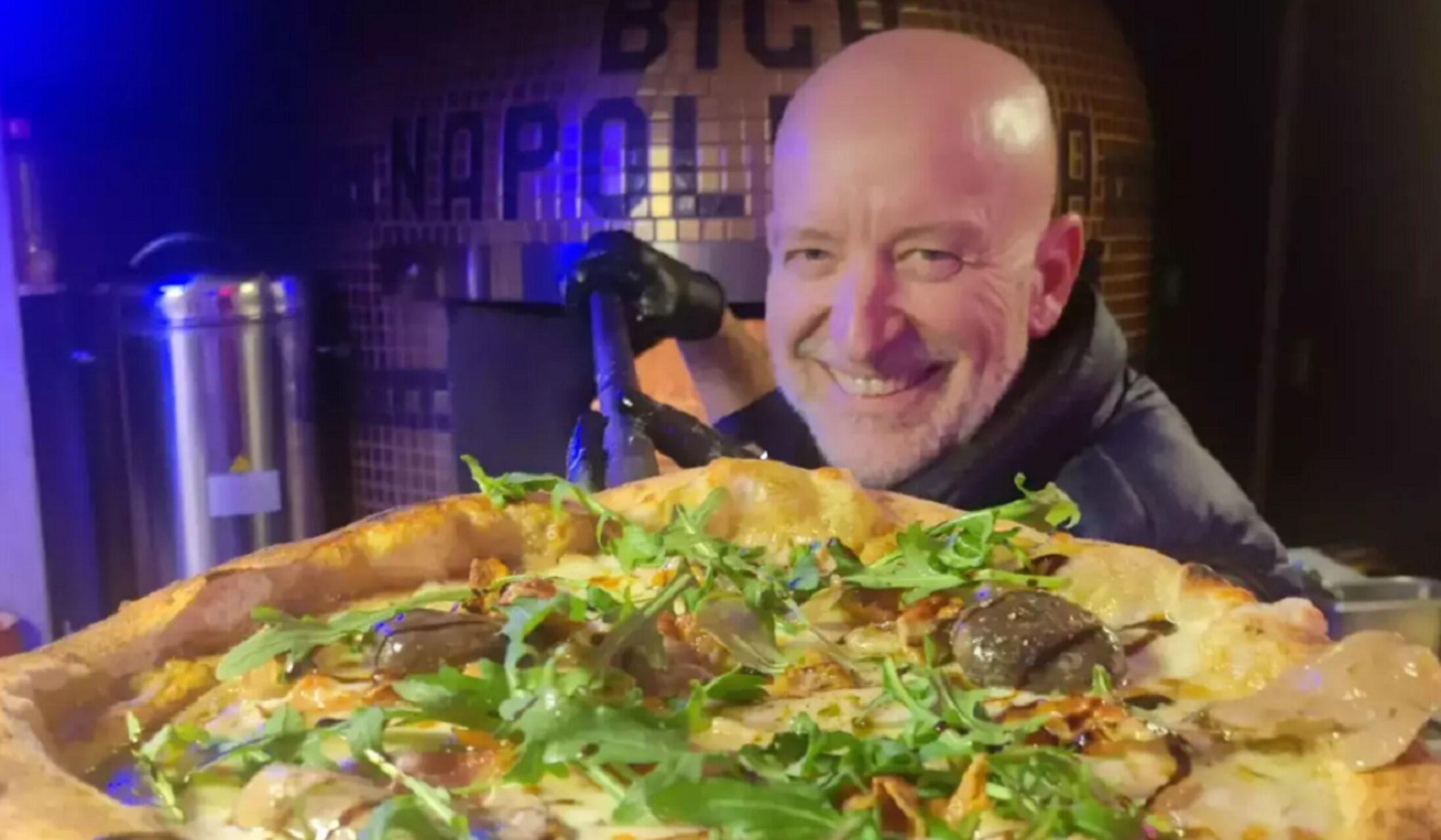 Un pizzaïolo compétiteur !