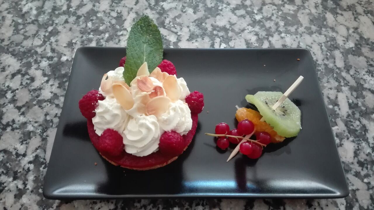 Tartelette framboise