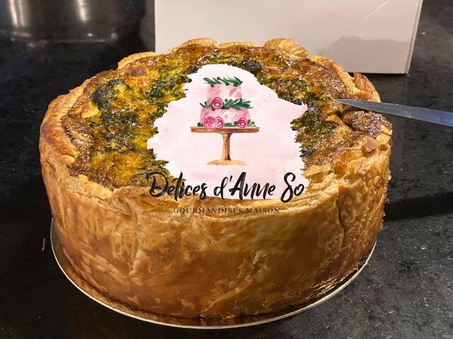 Quiches salées sur demande, à partir de 4 parts...