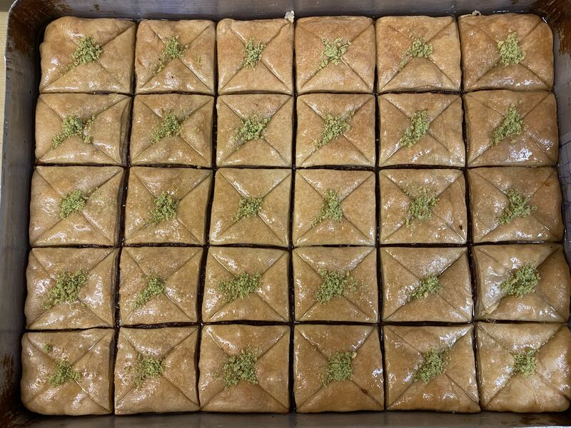 Baklava tunisienne à là pistache 