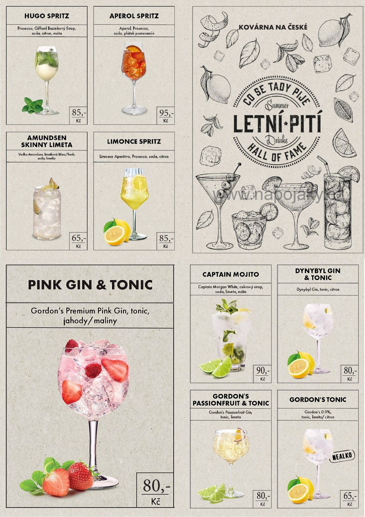 Letní pití v Kovárně na České