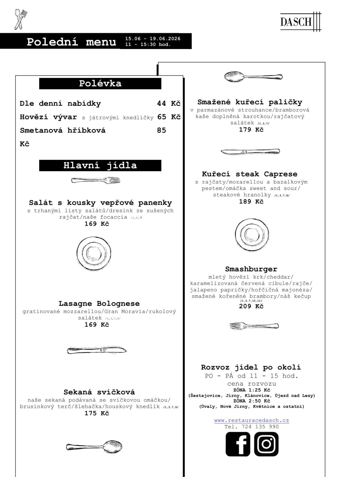 Polední menu