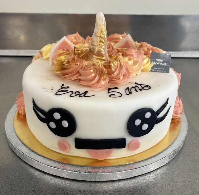 Gâteau thème licorne