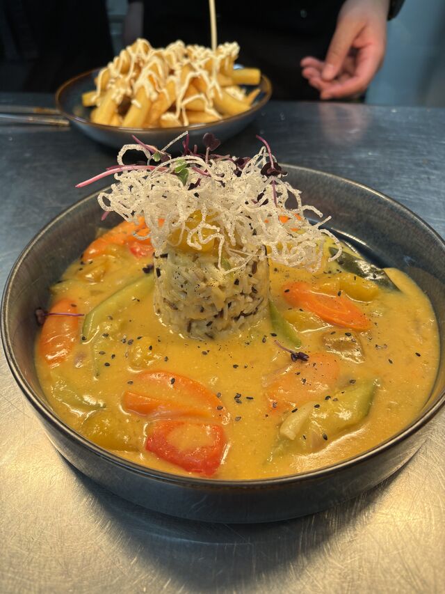 Veganes Mango-Curry