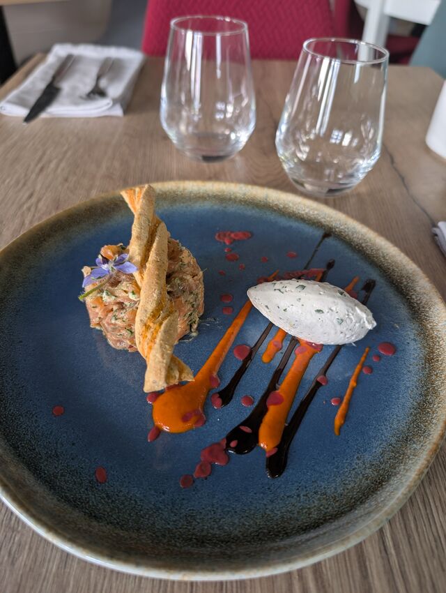 Tartare au deux saumon