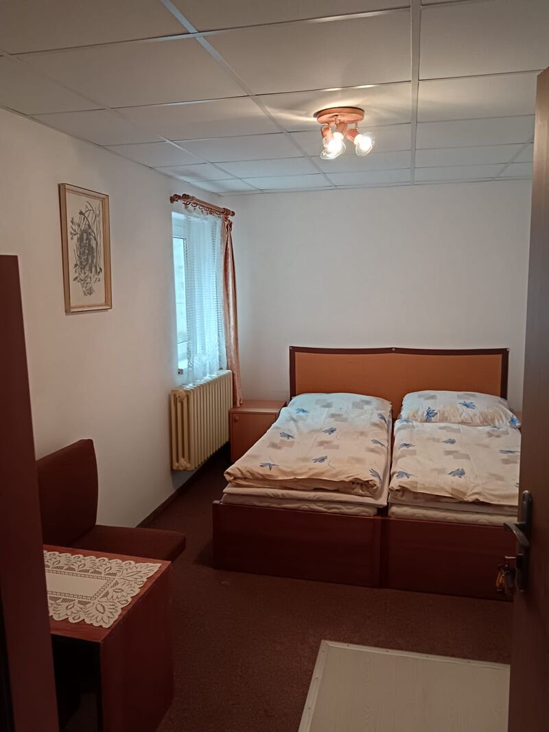 dvoulůžkový pokoj se sprchovým koutem