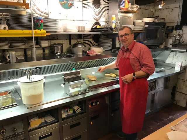 # Der Chef bei der Arbeit