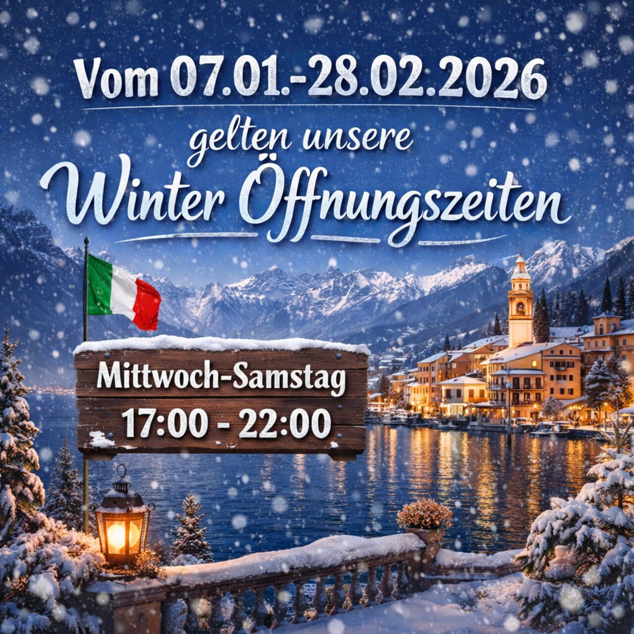 Winter Öffnungszeiten