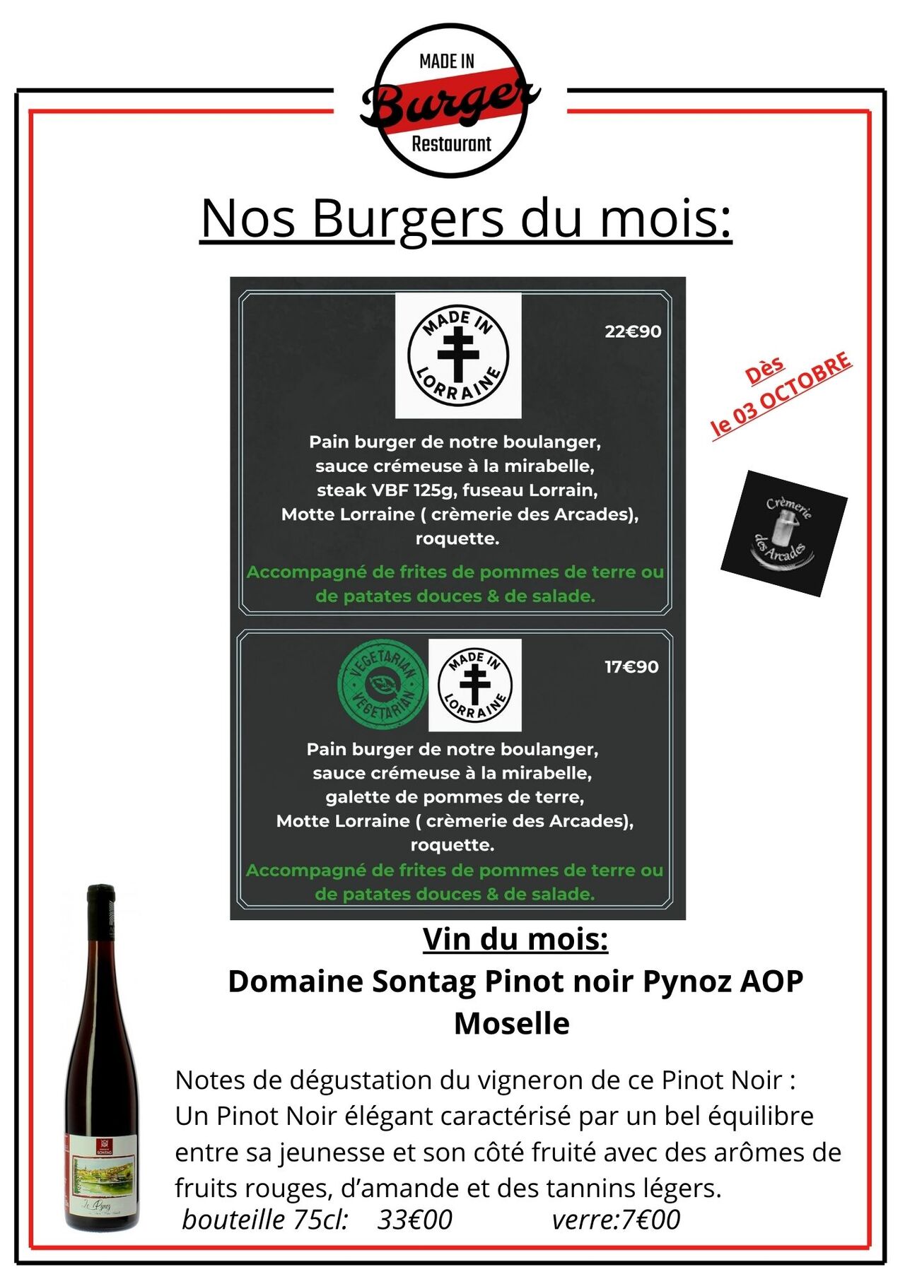 Le Made In LORRAINE débarque dès le 3 octobre 🍔✨