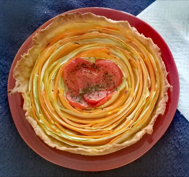 Tarte aux légumes du soleil