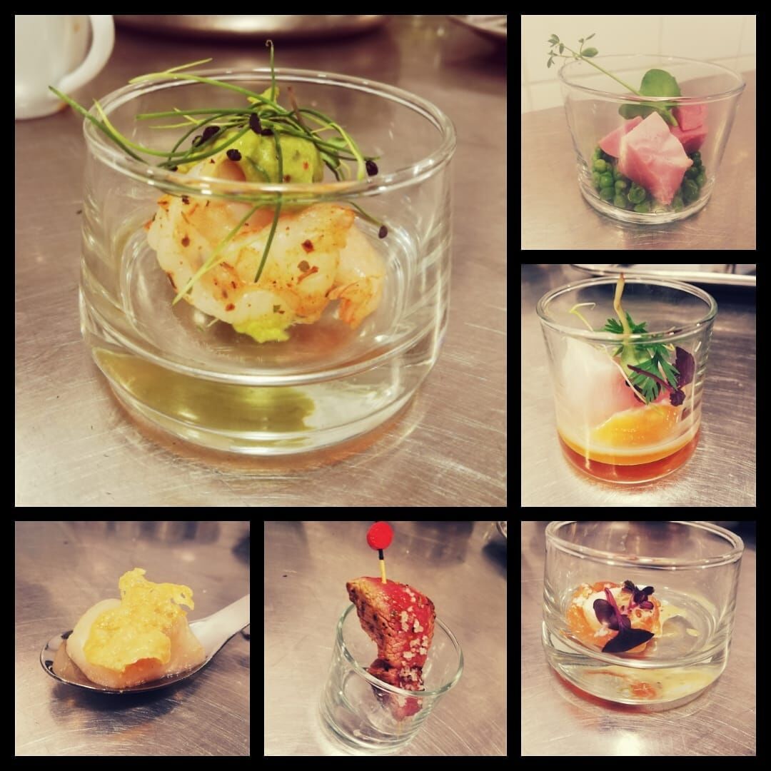 Walking diner sous forme de verrine