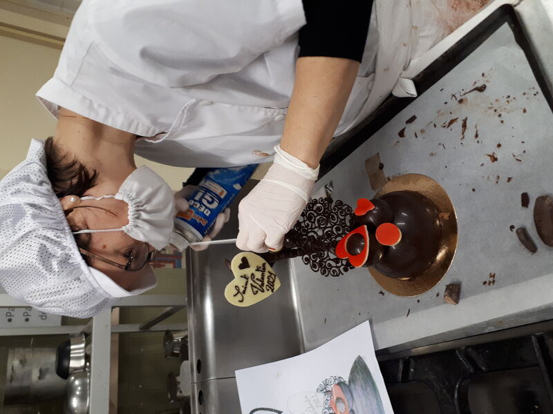 stage création de pièce chocolat