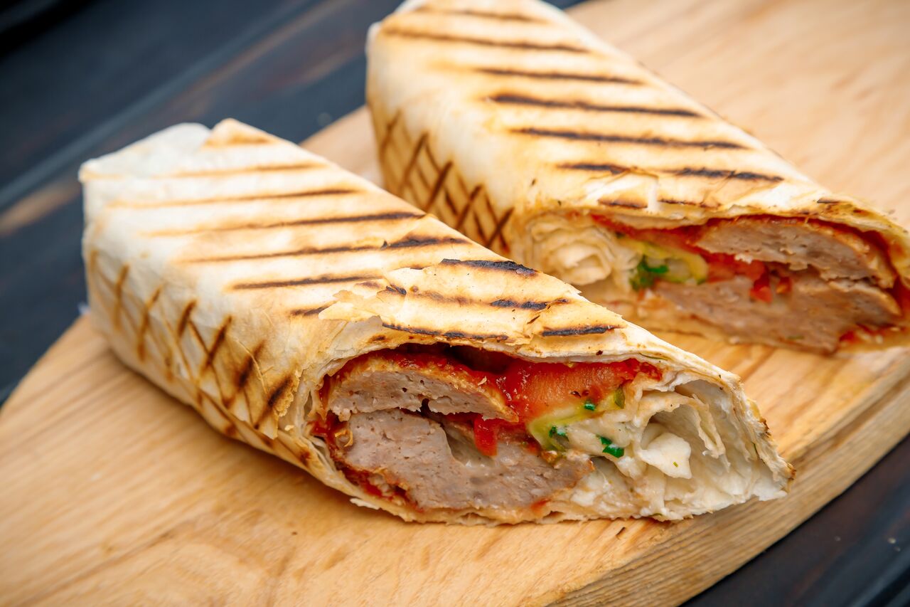 Кебаб у лаваші