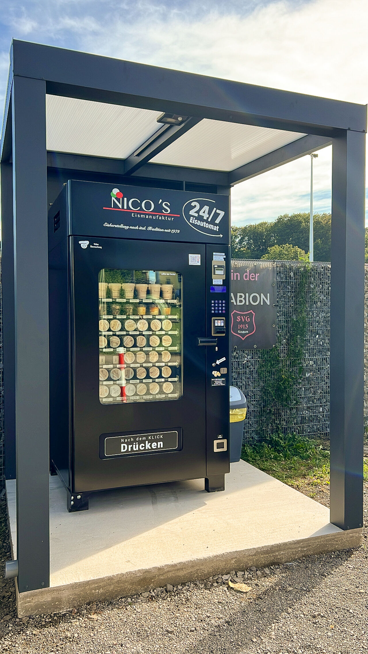 Unser 24/7 Eisautomat in Göttelborn