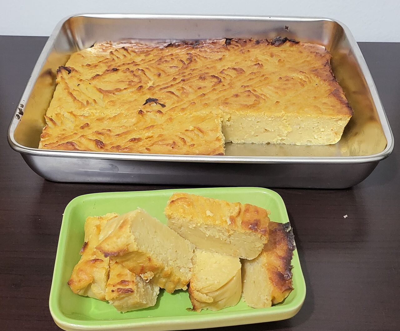 Gâteau patate douce blanche