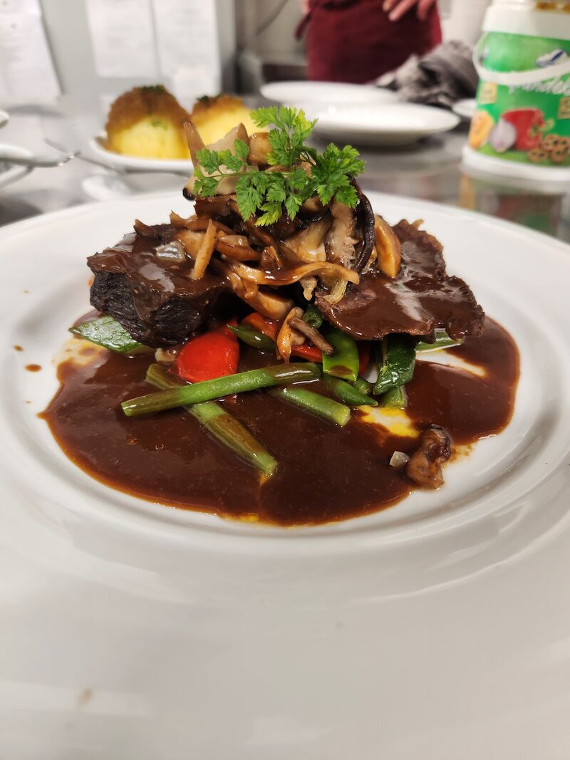 Geschmortes Ochsenbäckchen 