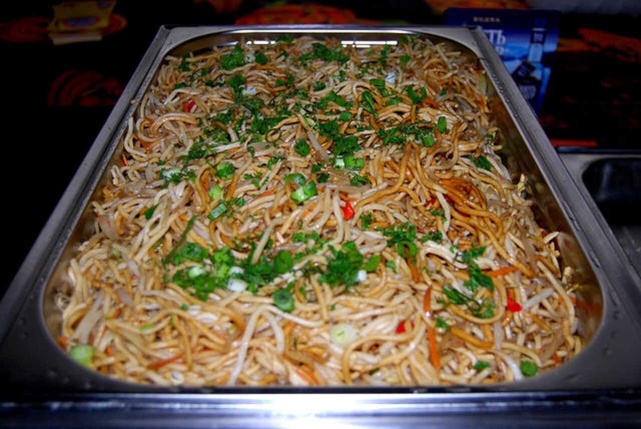 Gebratene Nudel
Лапша обжареная