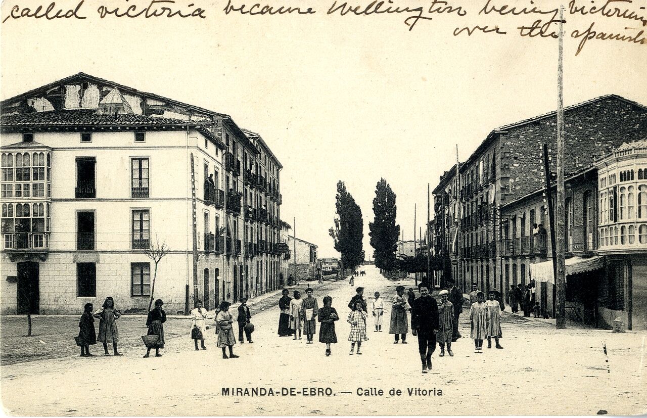 Postal Calle de Vitoria - Miranda de Ebro