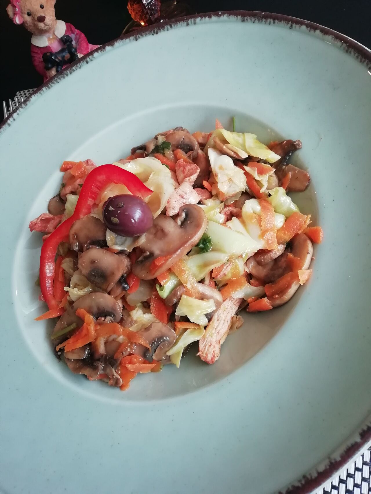 Frango com Cogumelos 