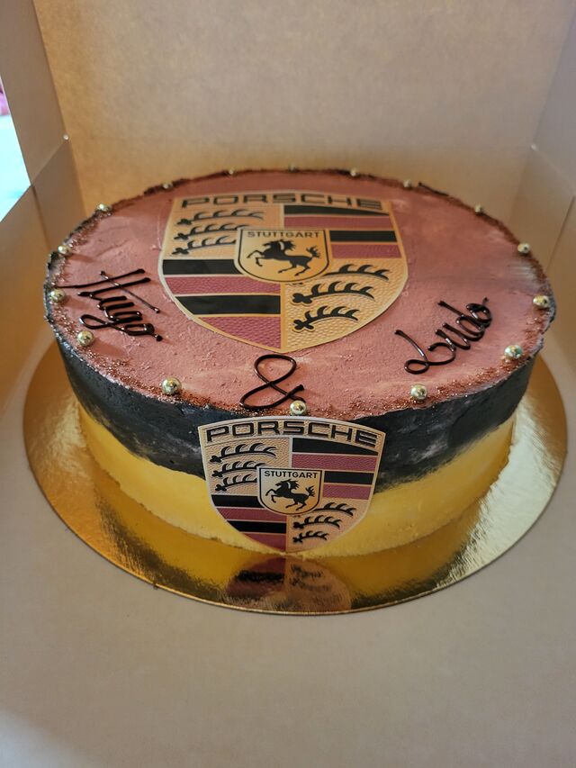 Gâteau Porsche