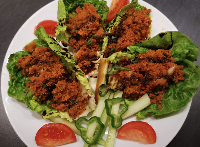 Veg. Salat mit Weizengrütze 