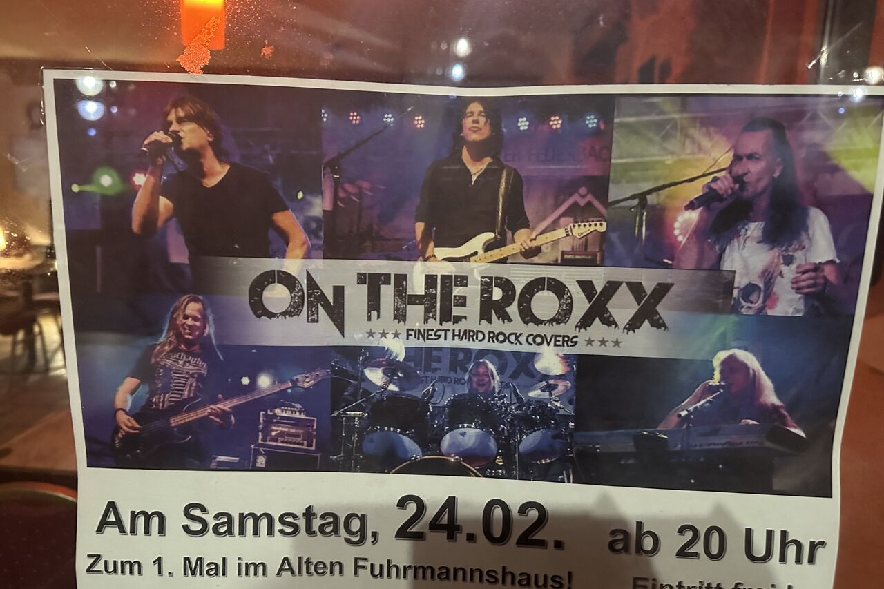 "On the Roxx" am Samstag, 24.02.2024 ab 20 Uhr
