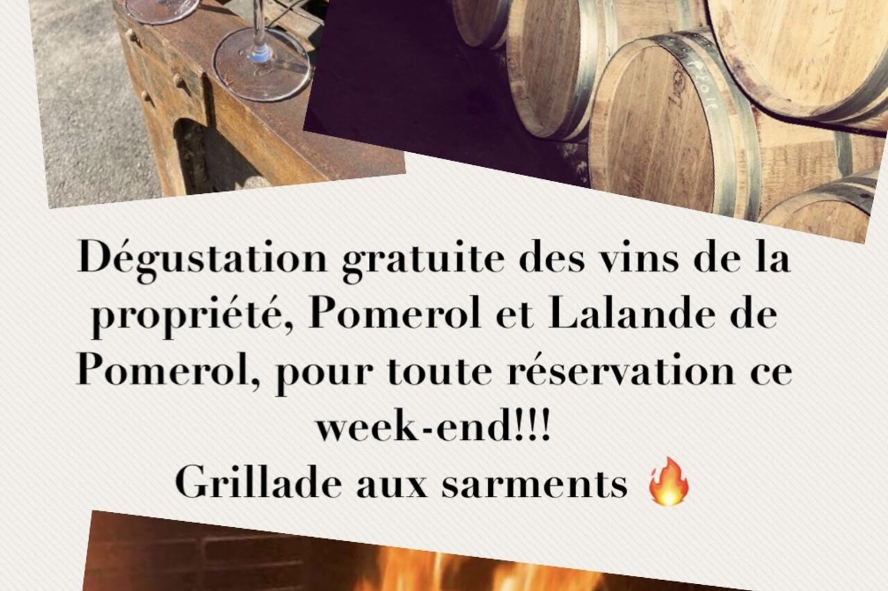 Degustation des vins Pomerol et Lalande de Pomerol