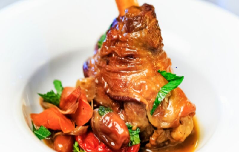 souris d'agneau sauce aux choix