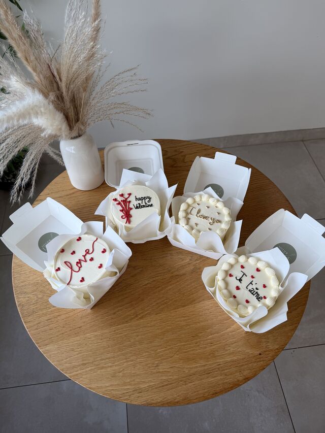 Bento cakes Saint-valentin 