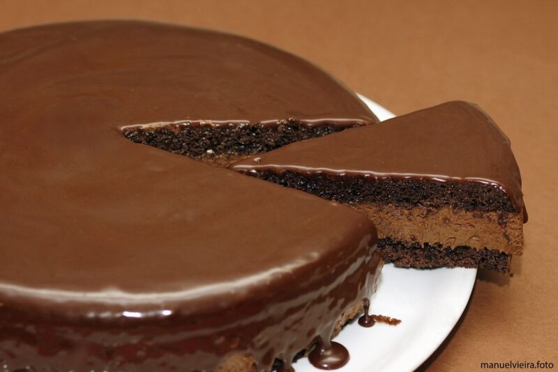 Bolo Mousse de Chocolate