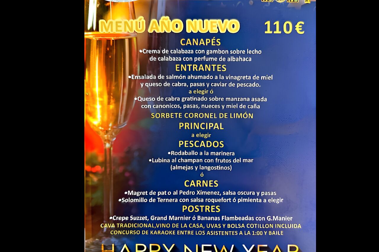 ✨MENÚ AÑO NUEVO✨