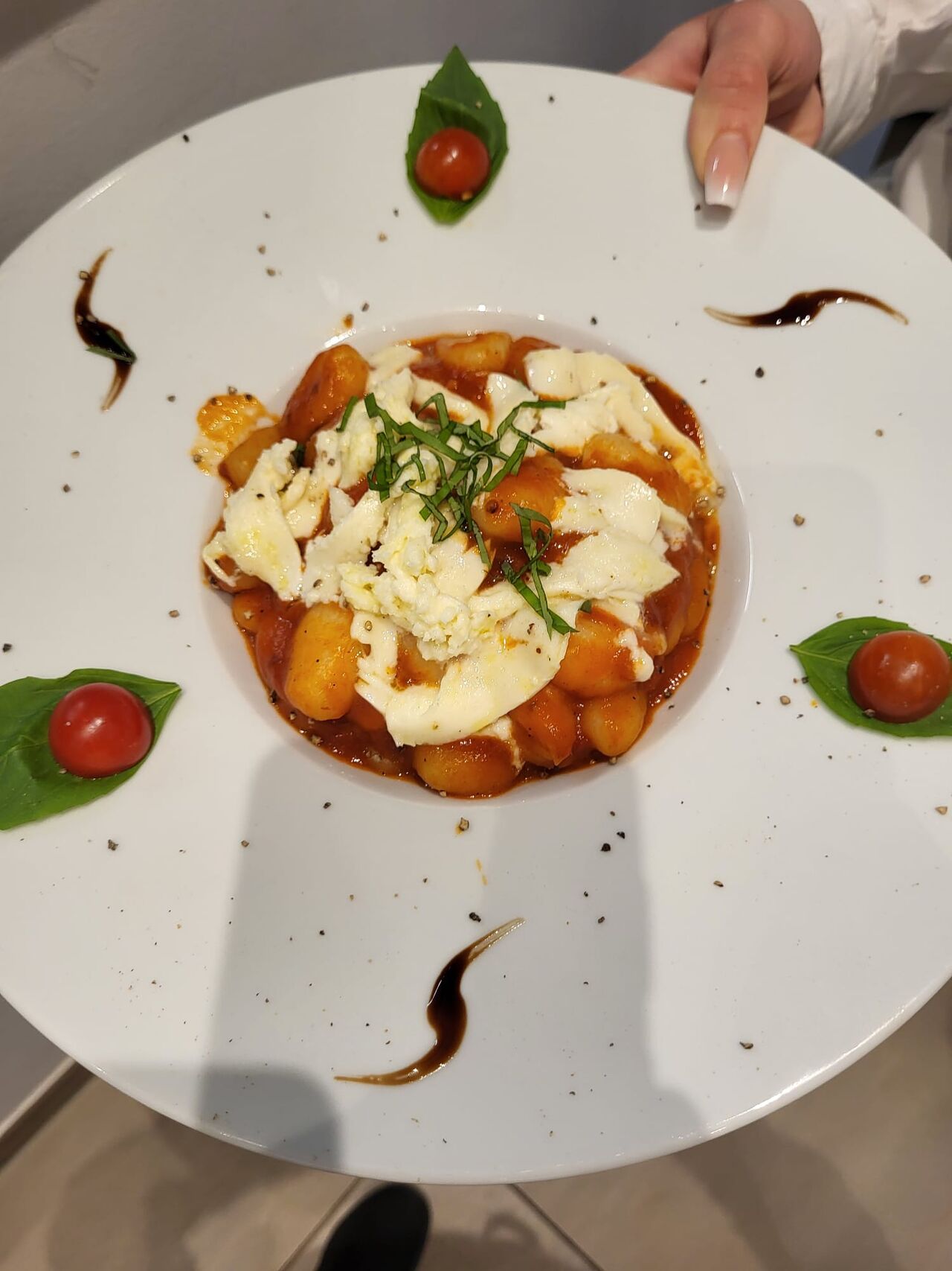 Gnocchi pomodoro e mozzarella