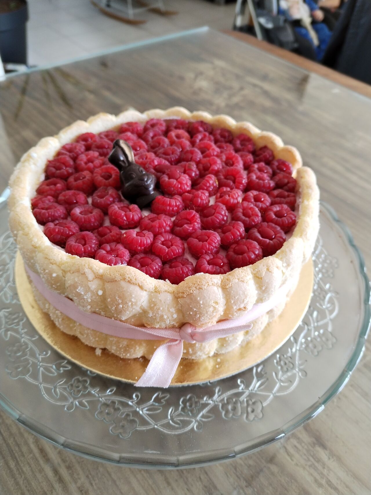 Charlotte aux framboises