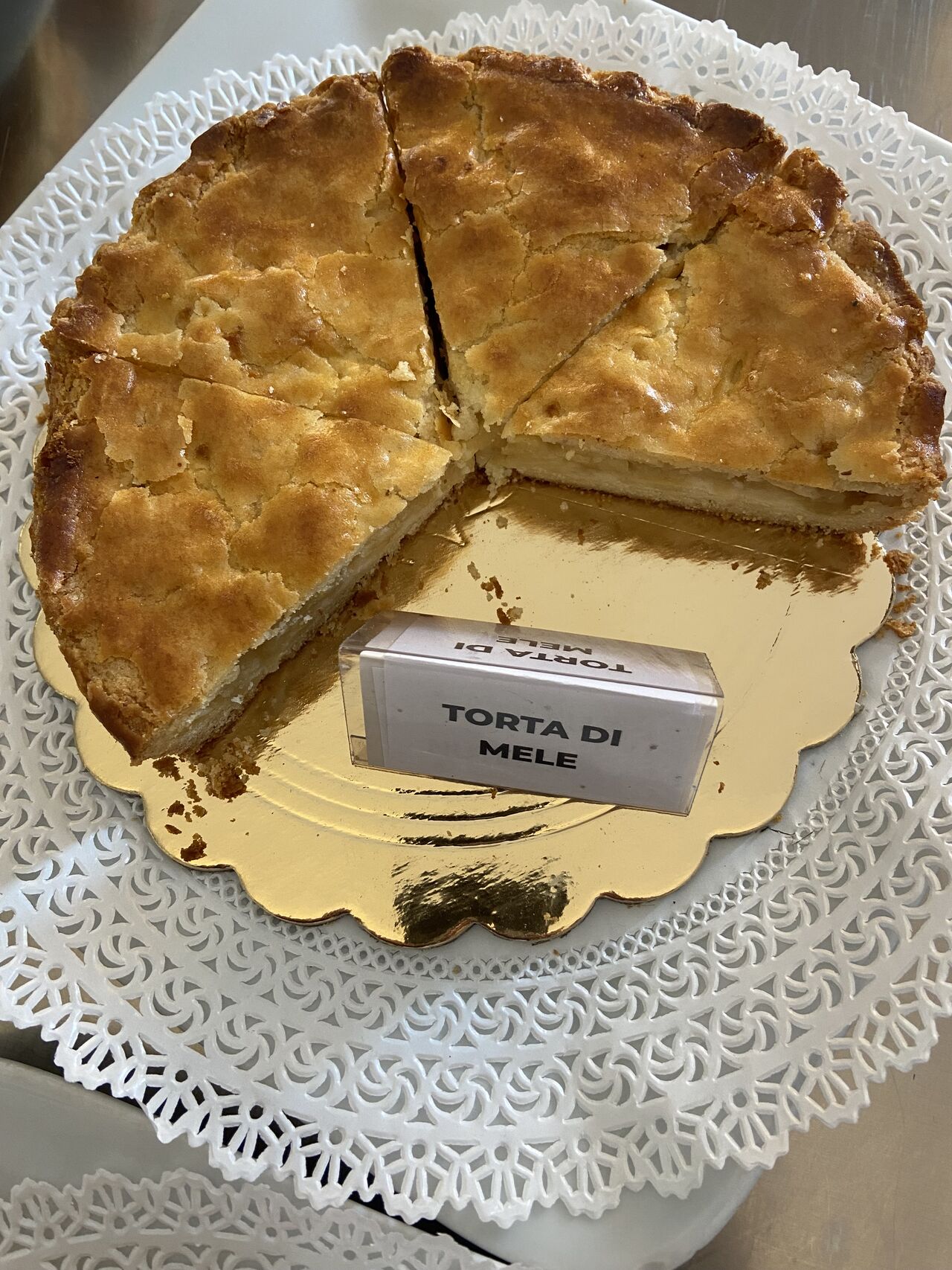 torta di mele artigianale