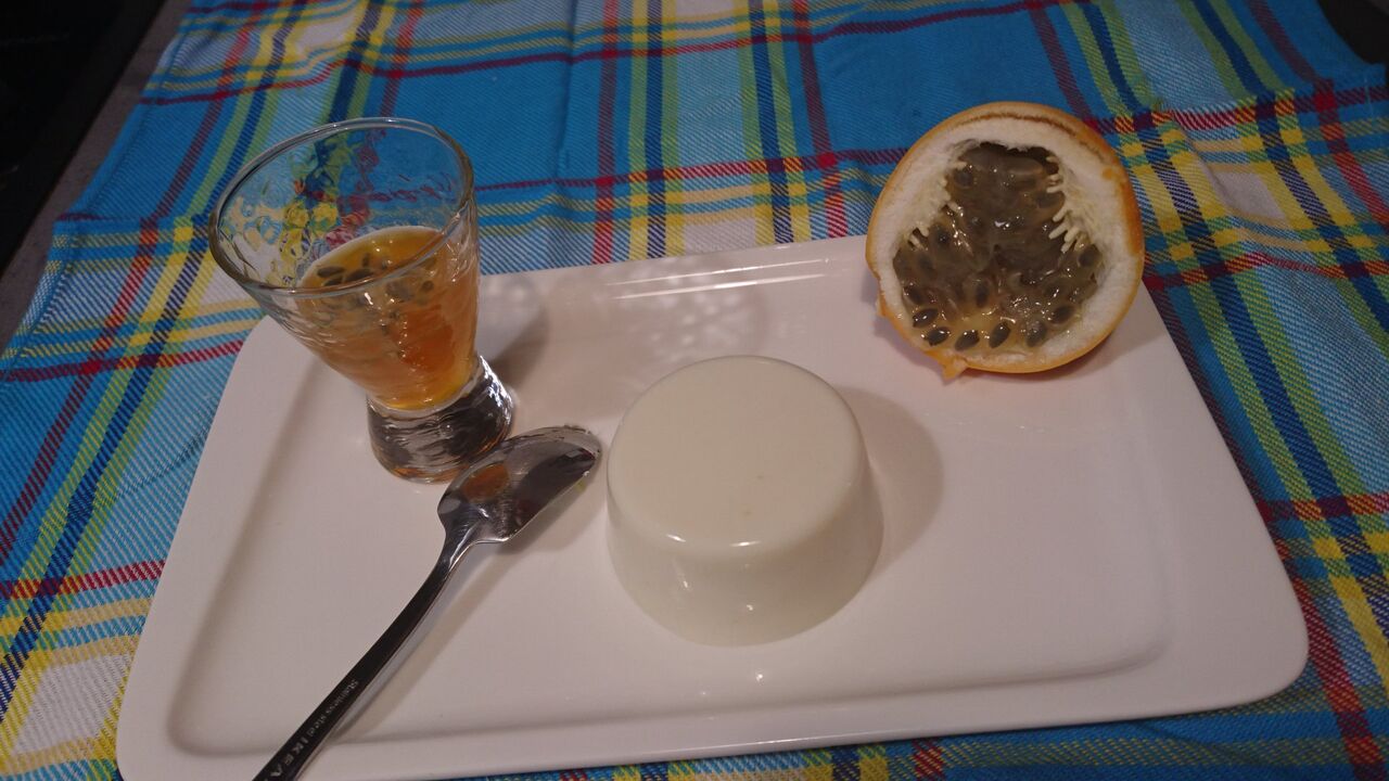 blanc manger coco sirop maracuja