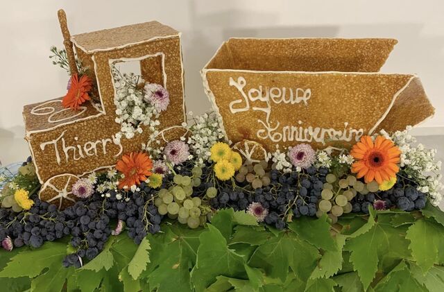 Pièce Nougatine Tracteur