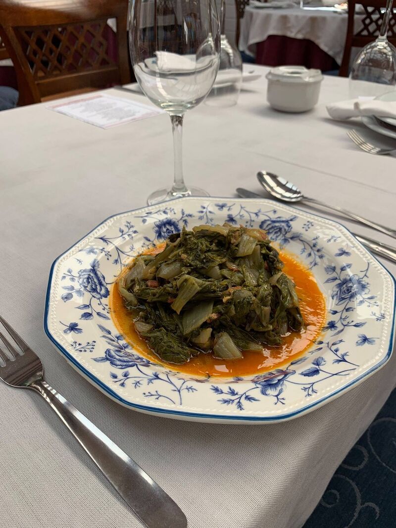 Acelgas Salteadas con Jamón