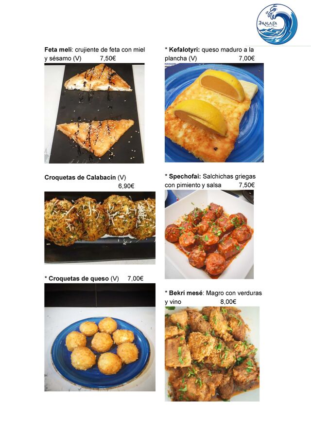 Tapas calientes Thalassa