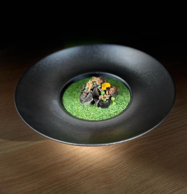 Escargots en nage de persil et Berlicombel affiné (fromage de brebis Ferme de Berlicombel Fouchy)