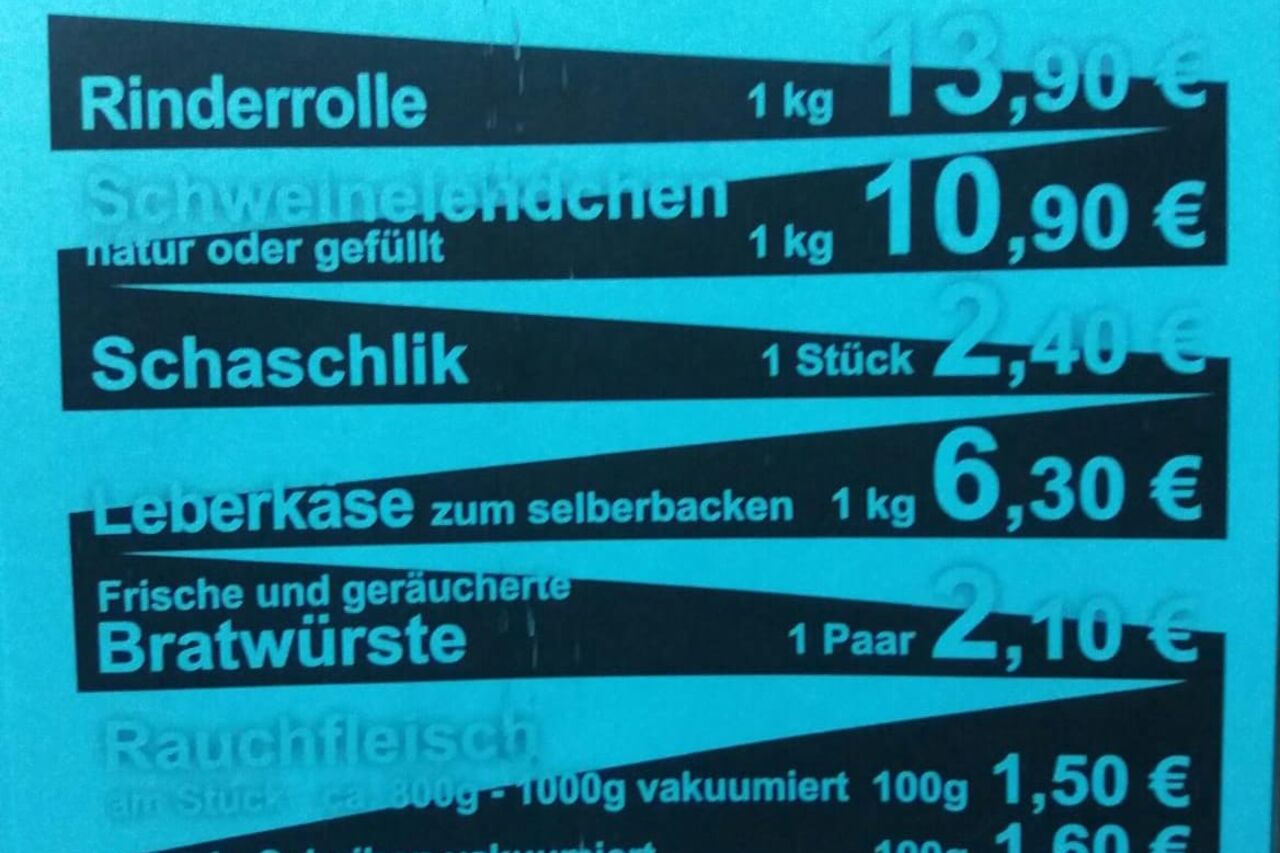 Fleischverkauf