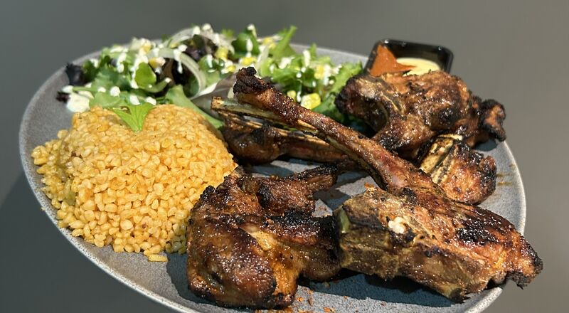 Assiette côtelettes d’agneau