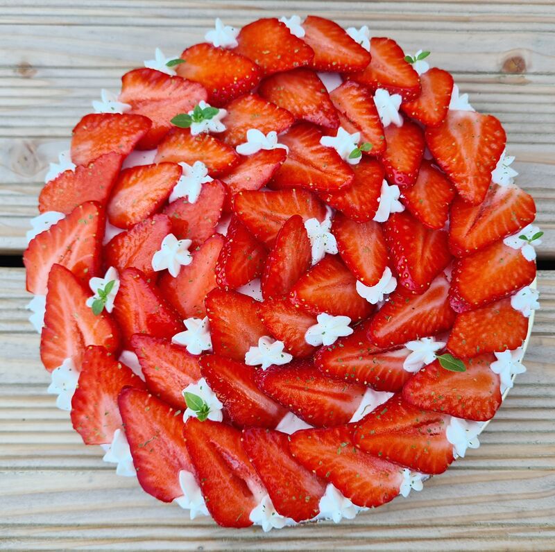 Tarte aux fraises 