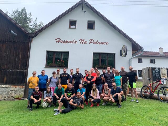 Návštěva cyklistů