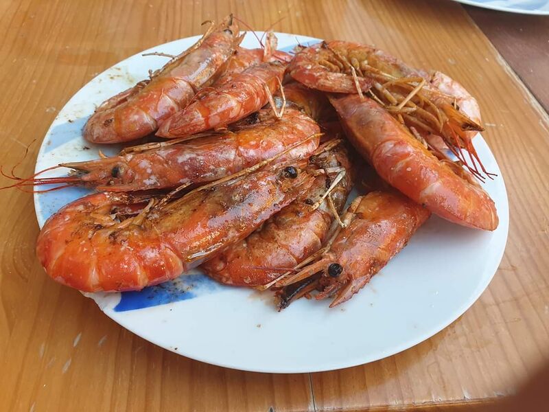 Gambas a la plancha