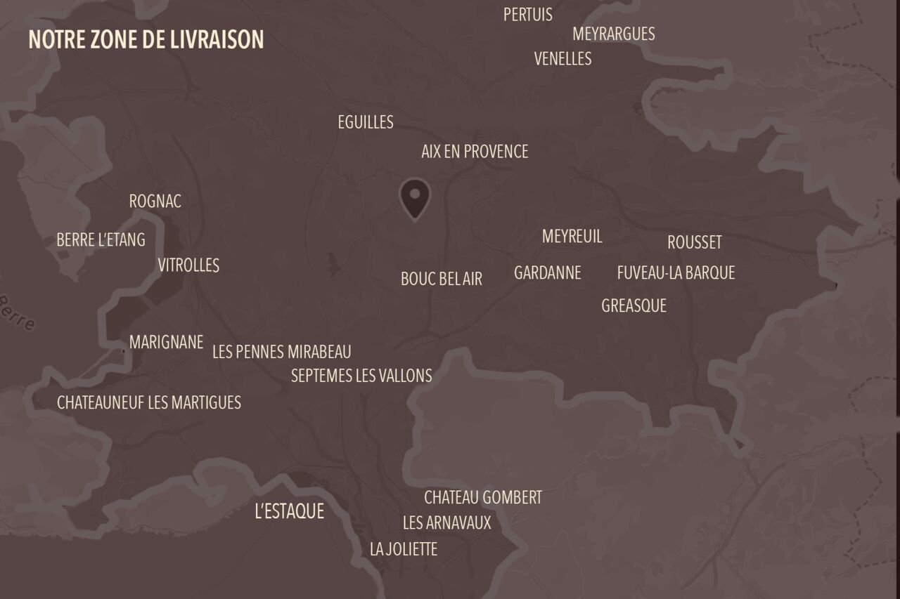 Notre zone de livraison